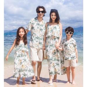 カップルペア家族お揃いメンズ/男の子アロハシャツ...の商品画像