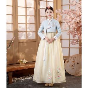 韓国民族衣装 チマチョゴリ 韓服 全8色 花 ...の詳細画像1