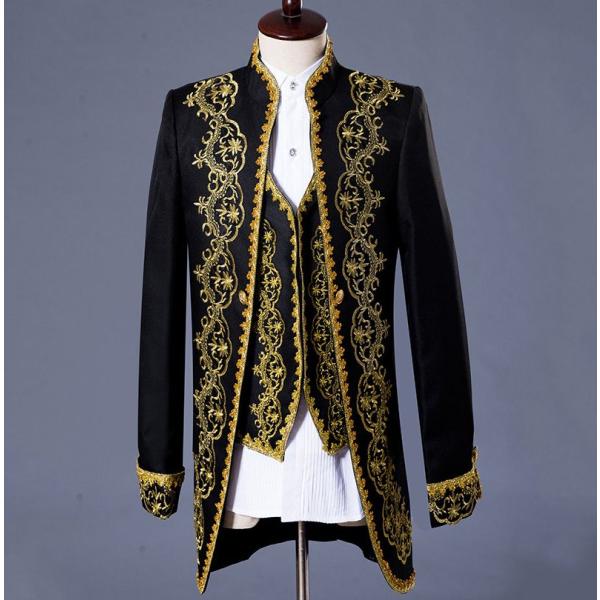 メンズスーツ セットアップ 中世 大人 王子様 貴族 メンズ 衣装 演出 ゴシック タキシード 公爵...