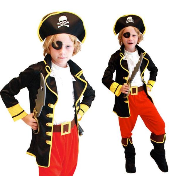 送料無料 高品質 ハロウィン 衣装 子供 コスプレ 仮装 男の子 女の子 海賊 バイキング 海賊 子...