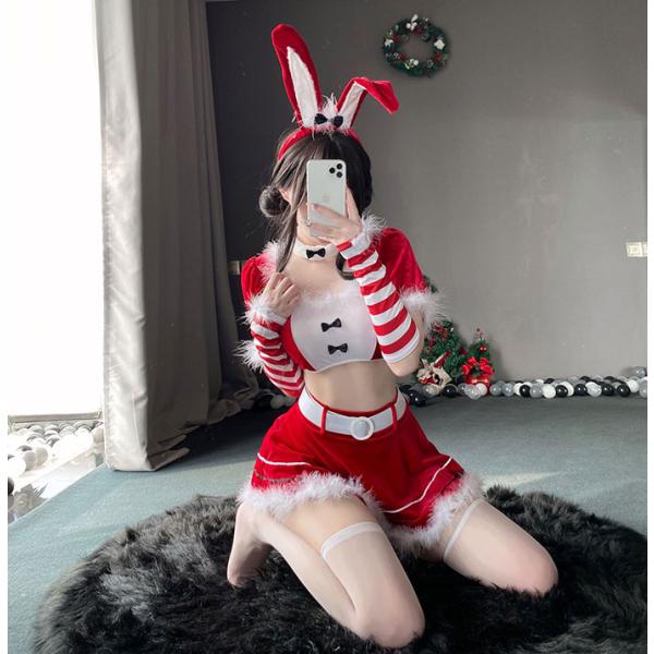 サンタコス レディース 可愛い サンタ 衣装 バニーガール サンタ バニー うさぎ うさ耳 クリスマ...