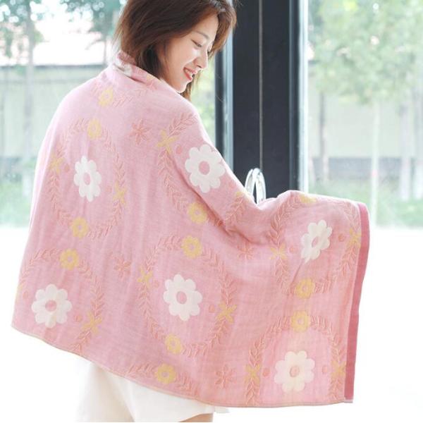 バスタオル 4重ガーゼ 棉100％ バスタオル コットン 吸水 速乾 家庭用 ホテル 美容院 洗える...