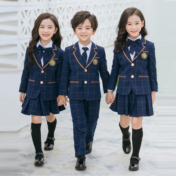 キッズ スーツ チェック柄 女の子 男の子 入学式 子供服 制服 受験 面接 キッズ フォーマル ス...