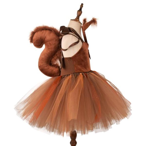 ハロウィンコスプレ衣装子供衣装動物返信リスコスプレワンピース ハロウイン 仮装 チュチュ カチューシ...