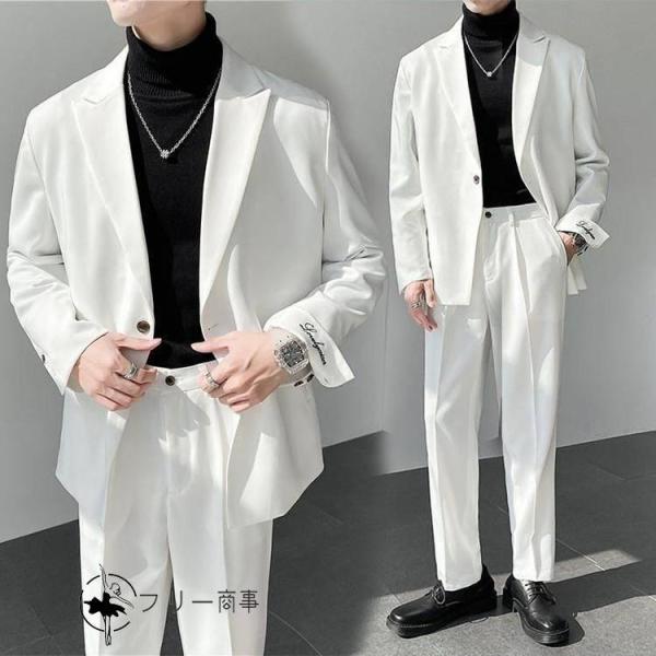 パンツスーツ 男子 高校生 大きめ フォーマルスーツ 入学式 大人っぽい 2点セット 卒業式 スーツ...