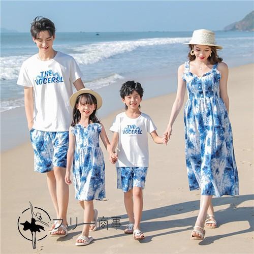 親子 ペアルック ｔシャツ 上下セット ワンピース ペア シンプル 夏服 親子コーデ 赤ちゃん 親子...