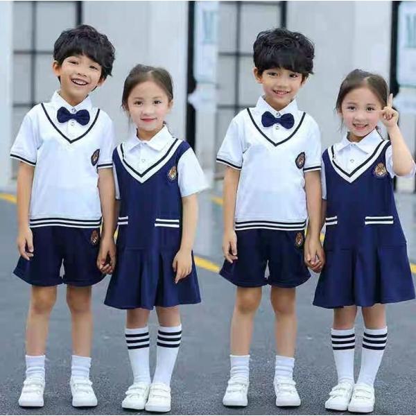 男の子Ｔシャツ上下セットアップ蝶ネクタイ女の子ワンピースイギリス風/フォーマルスーツセットカジュアル...