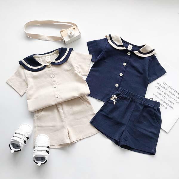 子供服 セットアップ キッズ 女の子 男の子 90〜140cm シャツ 半袖 ショートパンツ おしゃ...
