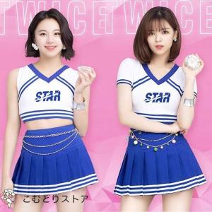 レディースチアガール衣装 ダンス衣装 チアリーダー ユニフォーム