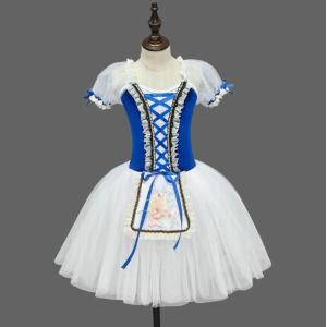 女の子 バレエワンピース レースアップ バレエ...の詳細画像2