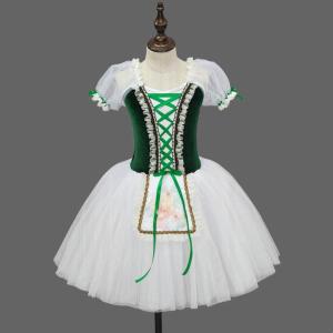 女の子 バレエワンピース レースアップ バレエ...の詳細画像5