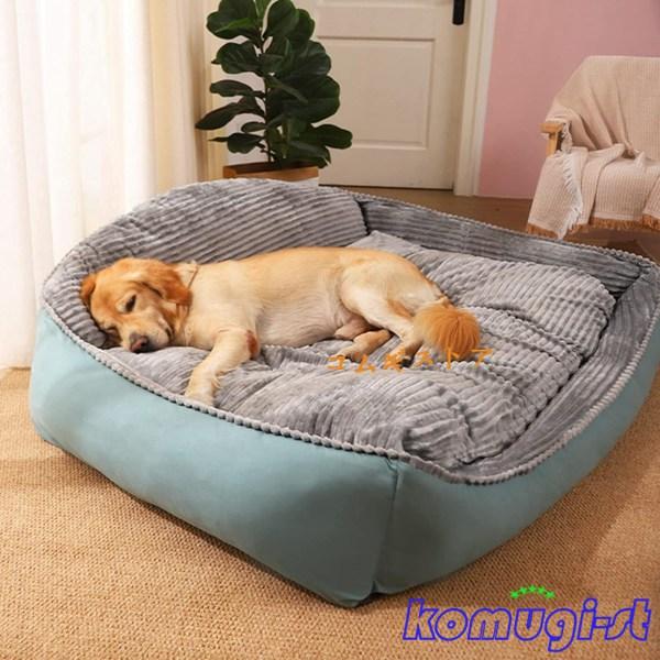 ペットベッド 大型犬用ベッド ドッグ 猫ベッド 犬ベッド マット 肉厚 ペットベッド クッション 犬...