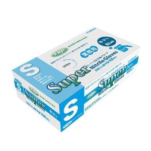 フジ スーパーニトリルグローブ SSサイズ 粉なし ホワイト 白 100枚