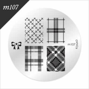 コナド　スタンピングネイルアート　イメージプレート＜m107＞ 【KONAD】 スタンピングネイル/...
