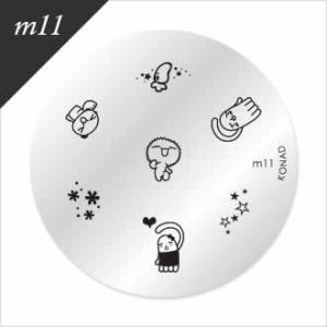 コナド　スタンピングネイルアート　イメージプレート＜m11＞ 【KONAD】 スタンピングネイル/ス...