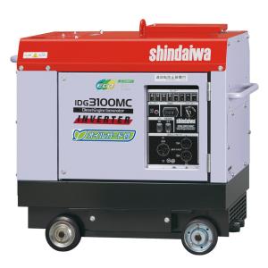 【動作良好】SHINDAIWA新ダイワ インバーター発電機 IDG3100M 3 インバーターディーゼルエンジン発電機 一般非常用 IDG3100M-E