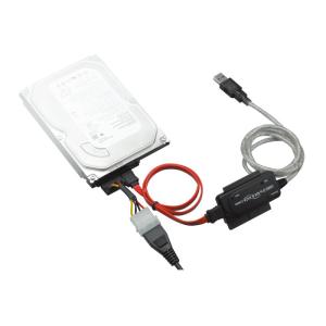 SATA/IDE-USB2.0 USB変換アダプタ IDE/SATAのHDDをそのままUSB接続 3.5インチ/2.5インチHDD対応 グリーンハウス GH-USHD-IDESA