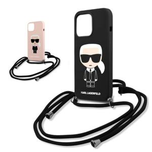 KARL LAGERFELD 公式ライセンス iPhone 13 Pro バックカバー エアージェイ KLHCP13LWOSLFK