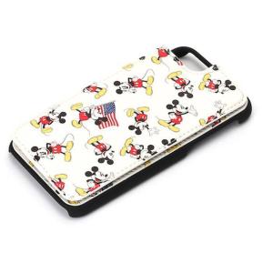 iPhone 7/6s/6/SEバックフリップケース ミッキーマウス パターン PGA PG-DCS231MKY