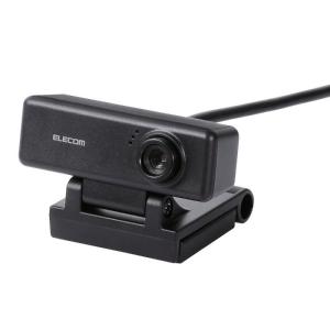 代引不可 Webカメラ ワイド画面 HD対応 100万画素 マイク内蔵 高精細ガラスレンズ エレコム UCAM-C310FBBK