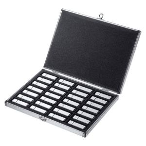 USBフラッシュメモリケース 28本収納 シルバー サンワサプライ FC-UFD2N