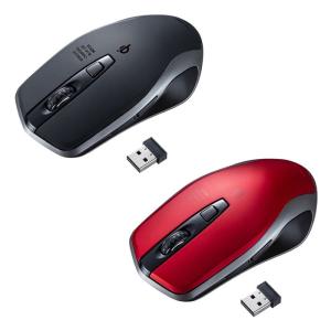  マウス ワイヤレス充電マウス 置くだけで充電できるQi規格準拠の充電式 サンワサプライ MA-WBL157