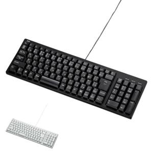 代引不可 コンパクトキーボード テンキー付 キーボード 有線 ケーブル長1.5m USB＆PS/2対応 サンワサプライ SKB-KG2