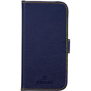 iPhone 6s/6 BZGLAM レザーダイアリーカバー 本革 ネイビー サンクレスト i6S-BZ07