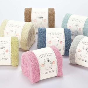 フェイスタオル 5枚セット 洗濯脱水するだけですぐ乾くタオル 同色5枚セット