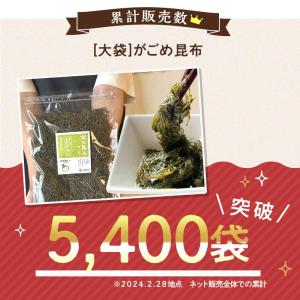 昆布 天然 がごめ昆布 刻み 大袋 太(従来版...の詳細画像2
