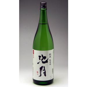 能登の地酒 中能登町・鳥屋酒造 純米 池月 無濾過生酒 1800ml