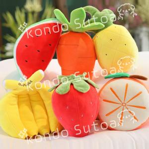 ぬいぐるみ 果物 リアル 野菜 キーホルダ 小...の詳細画像1