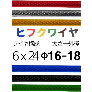 ビニール被覆ワイヤ_6×24(16-18) 茶不透明 80M
