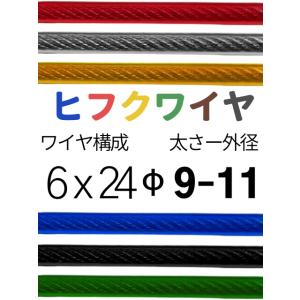 ビニール被覆ワイヤ_6×24(9-11) グレー不透明 80M