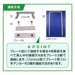 Wボード用 プレート型固定金具 ボルト固定式 ...の詳細画像3