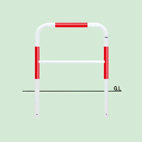 帝金 バリカー 横型 80-A3赤白 法人限定 受注生産品