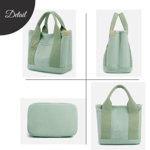 ミニトートバッグ レディース 大容量 帆布 仕...の詳細画像4