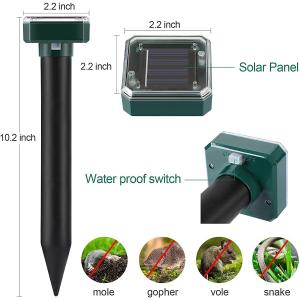 防獣グッズ モグラ 撃退器 撃退機 ネズミ 害...の詳細画像1