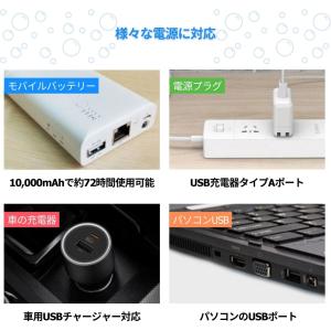 エアポンプ 2個セット USB給電 静音設計 ...の詳細画像1