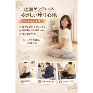 正座椅子 クッション 座布団 洗える 日本製 ...の詳細画像3