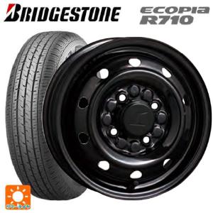 サマータイヤホイール4本セット 145/80R12 80/78N ブリヂストン エコピア R710 正規品 # トピー M74 BK # 12-3.5J 　｜konishi-tire2