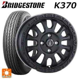 サマータイヤホイール4本セット 145/80R12 80/78N ブリヂストン K370 正規品 # 阿部商会 ラ・ストラーダ アベンチュラ # 12-4J 　｜konishi-tire2