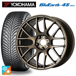 スバル WRX S4(VBH)用 245/40R18 97Y ヨコハマ ブルーアース4S AW21 エモーション M8Rオールシーズンタイヤホイール 4本セット｜konishi-tire