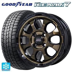 ミツビシ デリカミニ(4WD車)(B3系)用 165/60R15 77Q グッドイヤー アイスナビ7 マッドクロス グレイススタッドレスタイヤホイール 4本セット｜konishi-tire