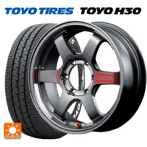 トヨタ ハイエース(200系)用 225/50R18 107/105R トーヨー H30 ホワイトレター VOLK RACING TE37SB SL