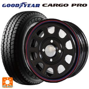 送料無料 サマータイヤホイール 4本セット 145/80R12 80/78N グッドイヤー カーゴプロ ジャパン三陽 デイトナ H300 12-4J 　　｜konishi-tire