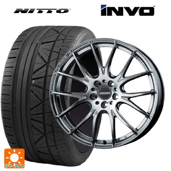 送料無料 サマータイヤホイール 4本セット 245/45R20 99W ニットー INVO レイズ ...