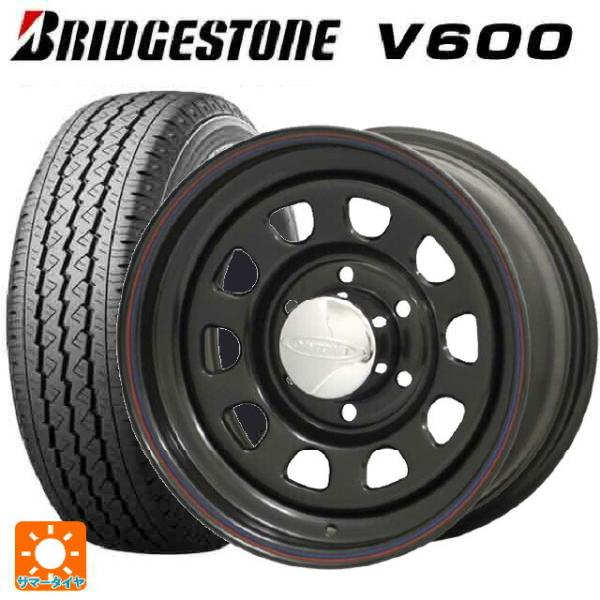 送料無料 サマータイヤホイール 4本セット 195/80R15 107/105L ブリヂストン V6...