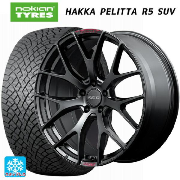 送料無料 スタッドレスタイヤホイール 4本セット 225/55R19 103R XL ノキアン ハッ...