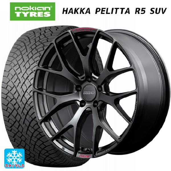 送料無料 スタッドレスタイヤホイール 4本セット 235/55R19 105R XL ノキアン ハッ...